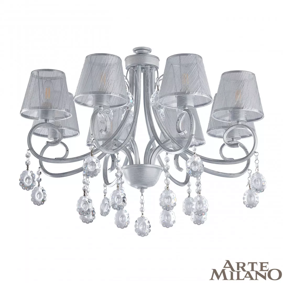 

Потолочная люстра Arte Milano Amalfi 337146/8 WT+SL