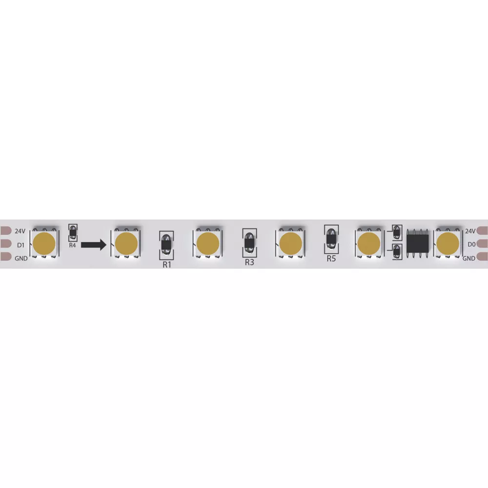 

Светодиодная лента Arte Lamp Spi 24В 14,4Вт/м 2900/3100K 5м IP20 A2406010-03-3K