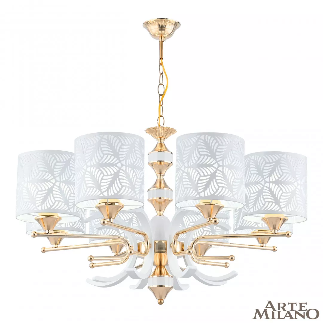 

Подвесная люстра Arte Milano Florentia-2097 302097/8 Wh/Gd