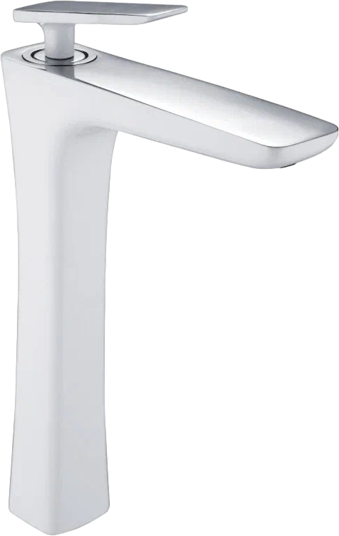 

Смеситель для раковины Rose R1611F белый, хром
