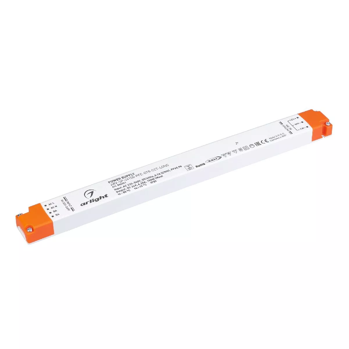

Блок питания Arlight ARV-SP-24150-PFC-DT8-CCT-LONG (24V, 6.25A, 150W) 048241