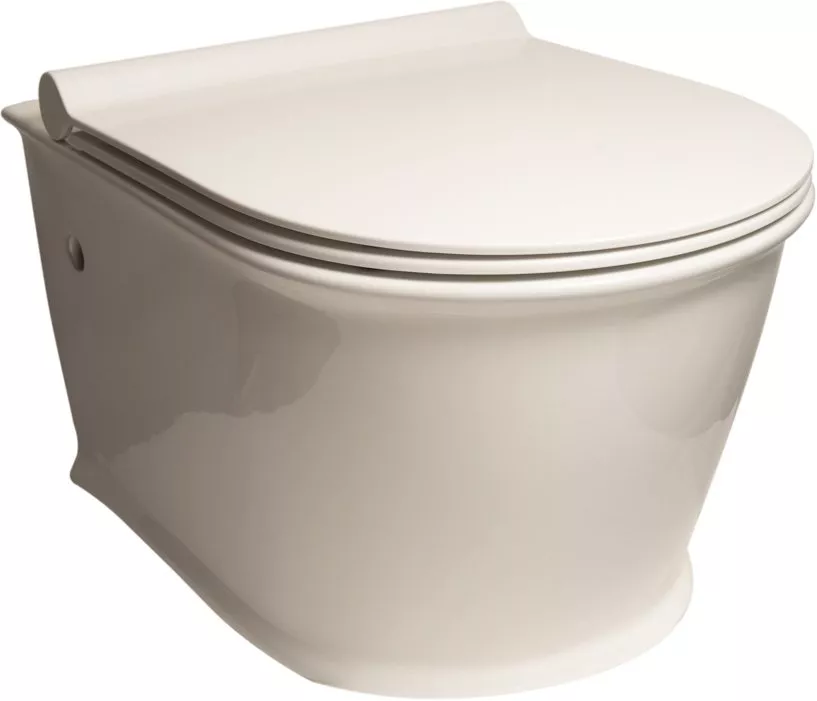 

Унитаз подвесной SantiLine SL-5009 безободковый, с микролифтом
