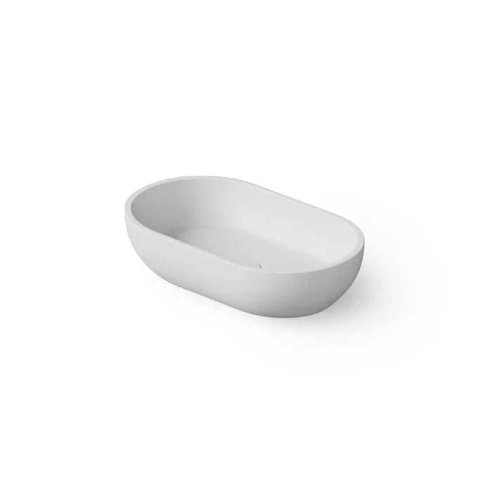 

DEA DESIGN (Countertop basin) Раковина накладная, 550 х320 h130 мм, из композита Solid surface, цвет белый мат 18