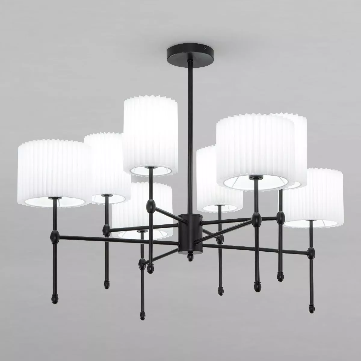 

Люстра на штанге Eurosvet Notturno 60162/8 черный Smart a065663