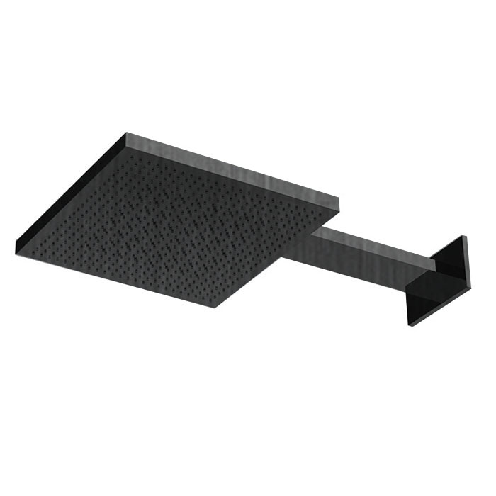 ALMAR Velvet rain Верхний душ настенный 300х300 мм из нерж стали с держателем2 режима Velvet rain душ Intense rain сталь брашированная 205428₽