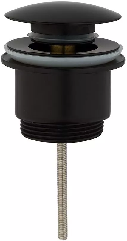 Донный клапан для сифона Gid G-58BL, цвет черный - фото 1