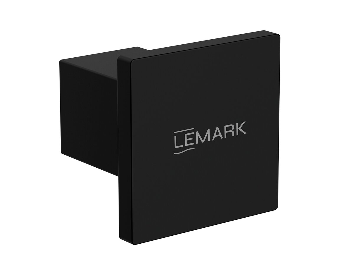 Крючок для полотенец Lemark VALDAY, сталь, матовый черный (LMA-8111S-BL)