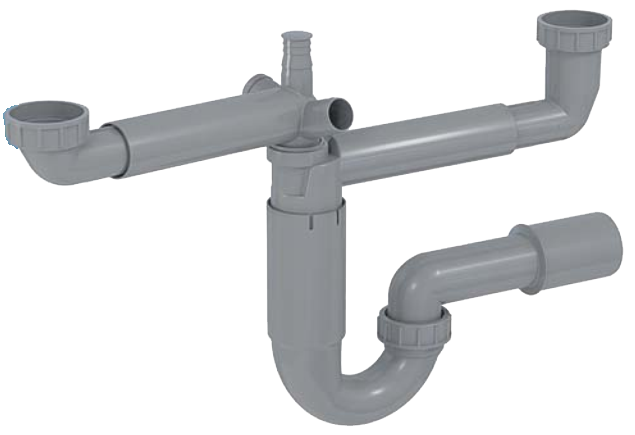 

Сифон для мойки PREVEX P-loc (PL2-N2N45-001)