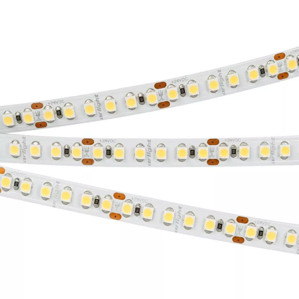 

Светодиодная лента Arlight 14,4W/m 180LED/m 3528SMD теплый белый 5M 017419