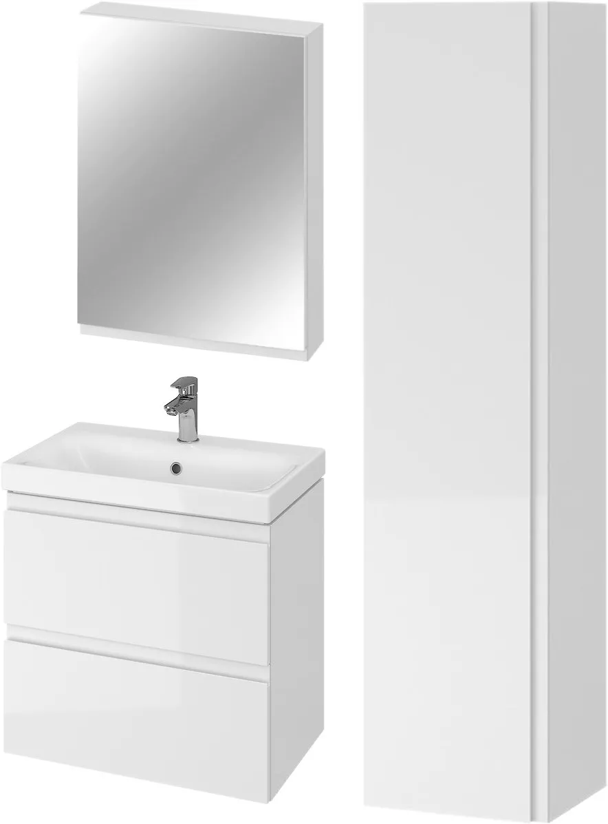 Мебель для ванной Cersanit Moduo slim 60, цвет белый - фото 1