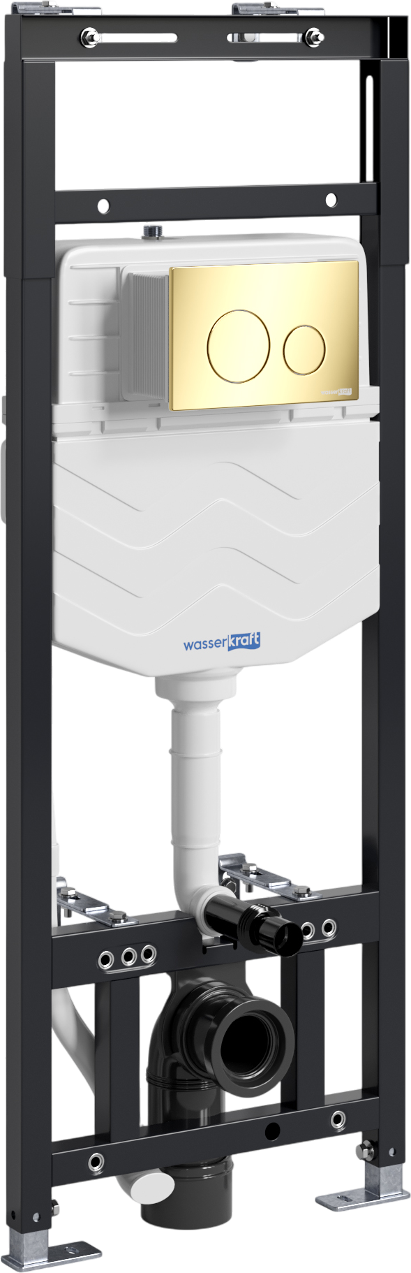 

Система инсталляции для унитазов Wasserkraft Alme 15TLT.010.ME.PG02 с кнопкой смыва золото