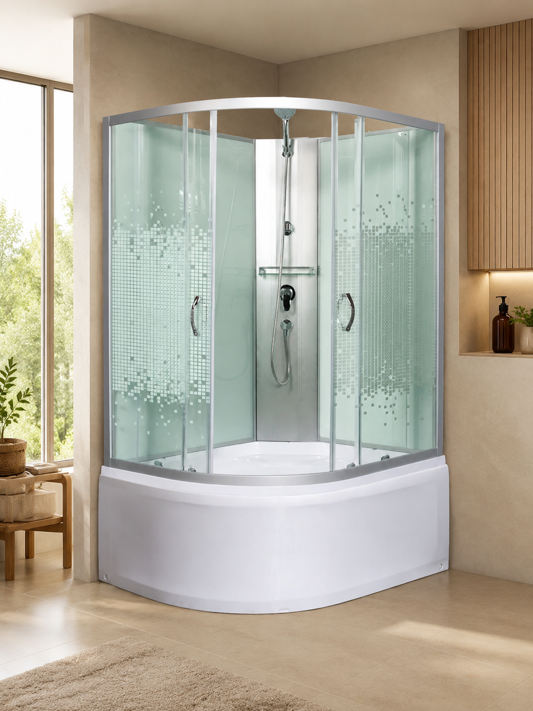 МОНОМАХ XL Б/К 110/80/44 МЗ R Душевая кабина