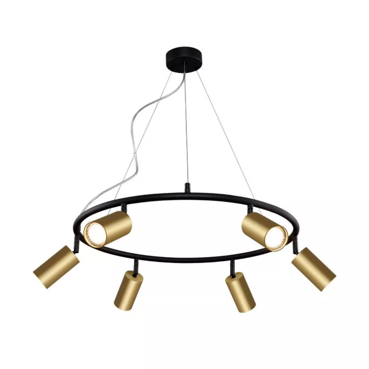 

Подвесная люстра Crystal Lux CLT 015C6 D600 BL-GO