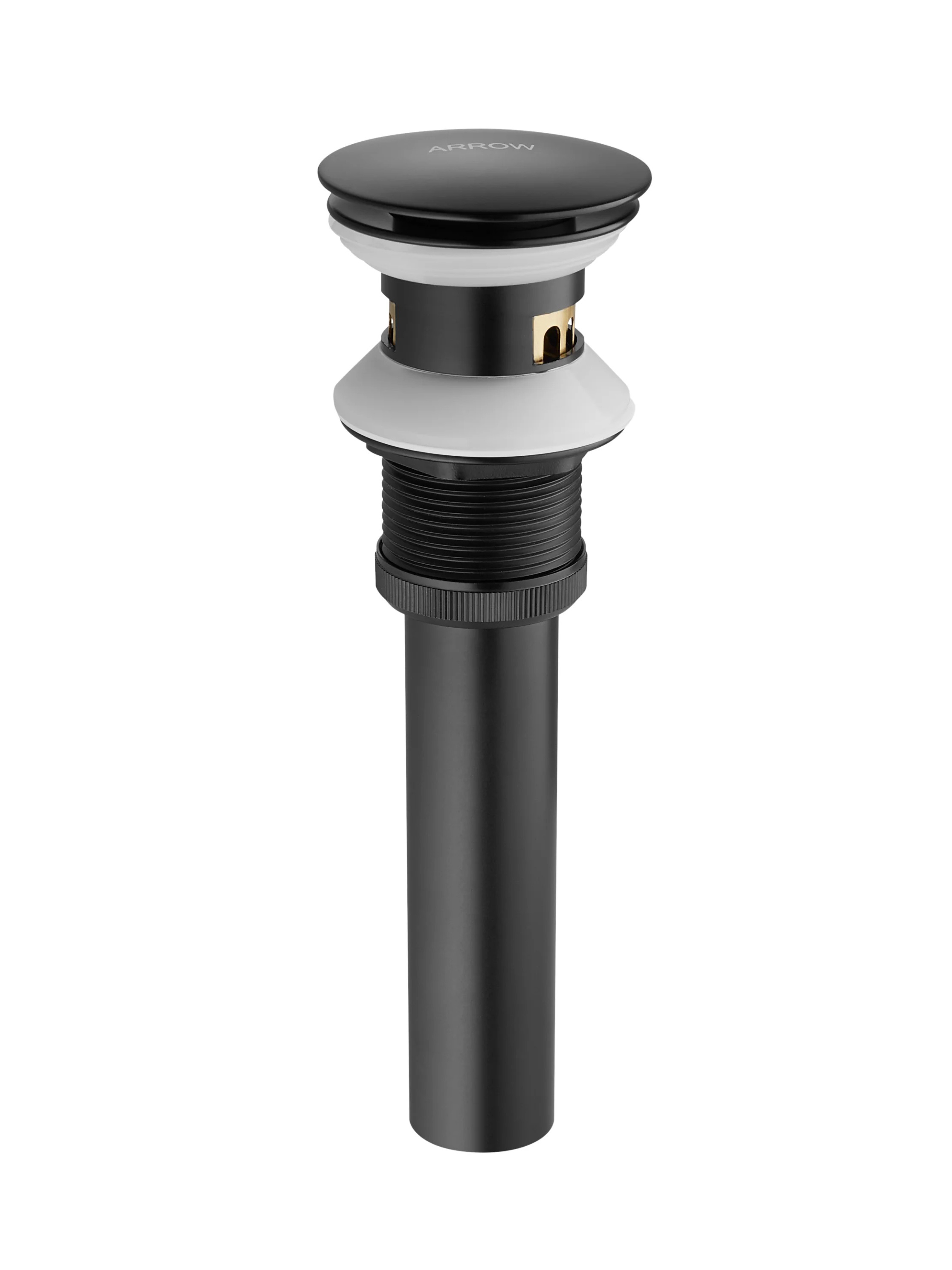 Донный клапан для раковины ARROW AG5807MB с переливом матовый черный 1990₽