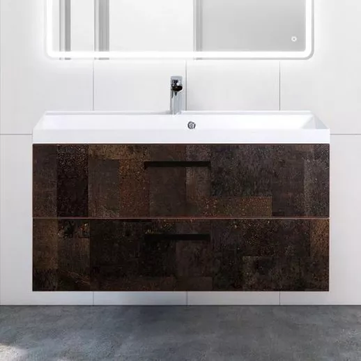

Тумба с раковиной BelBagno Aurora 100 metallo, Коричневый