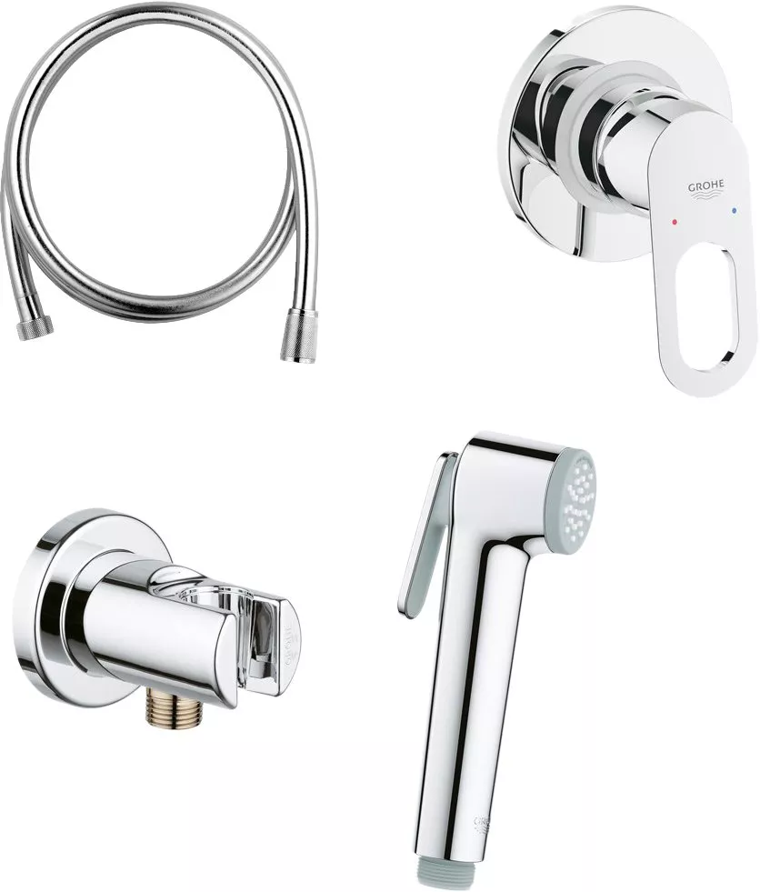 

Гигиенический душ Grohe BauLoop со смесителем 124895