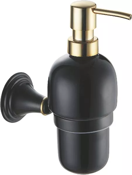 Дозатор для жидкого мыла Fixsen Luksor (FX-71612B), цвет золото - фото 1