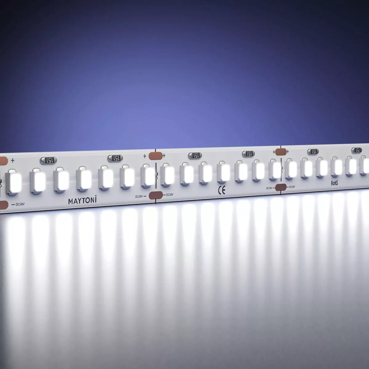 

Светодиодная лента Maytoni 11W/m 252LED/m 2835SMD холодный белый 5M 201051