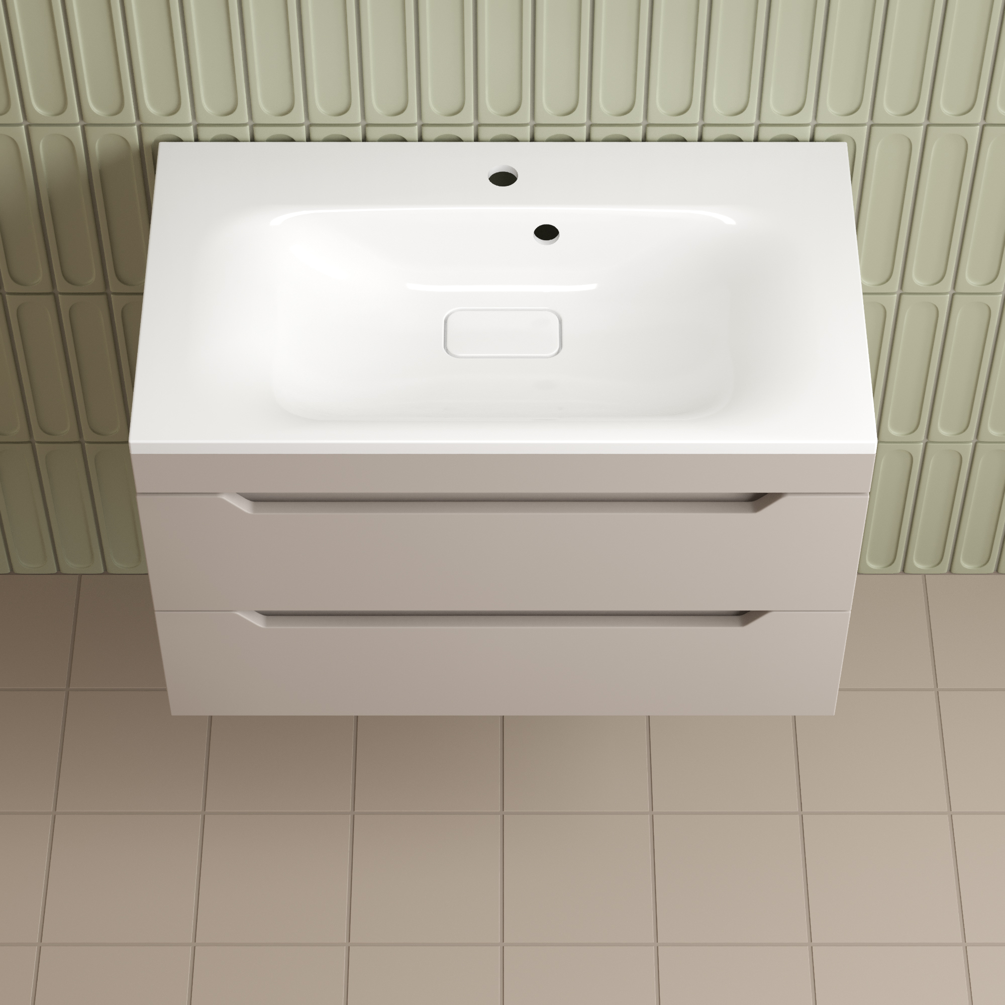 

Тумба с раковиной Style Line Остин 80 подвесная, крем эмаль plus, раковина Фортуна 80 белая