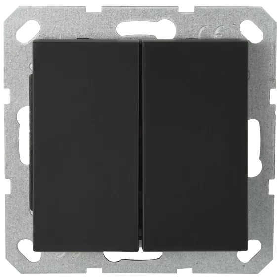 

Переключатель 2-клавишный перекрестный Jasmart G3014PB