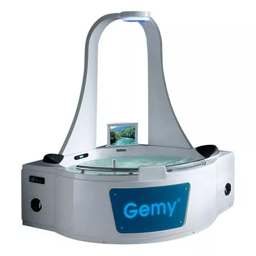 

Акриловая ванна Gemy 170х170 белая с гидромассажем