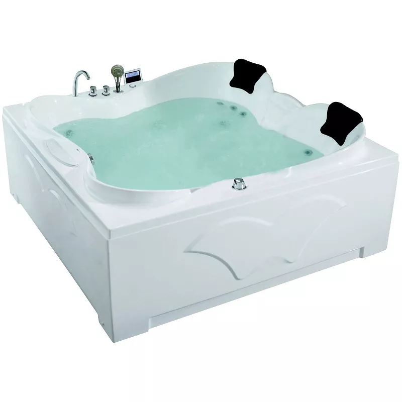 

Акриловая ванна Gemy 187х187 белая правая с гидромассажем