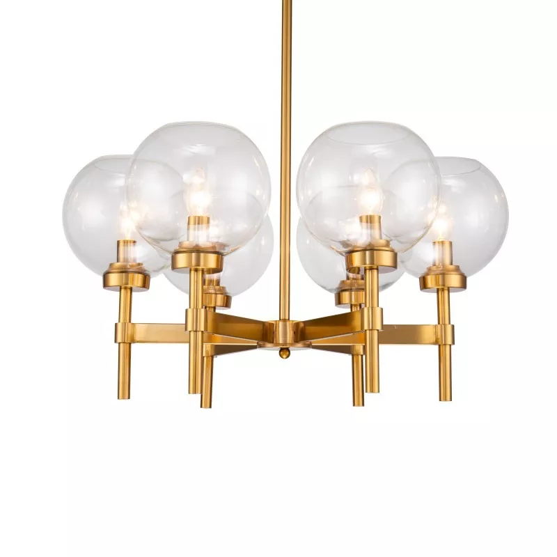 

Люстра на штанге Delight Collection Jade BG240P-6 brass
