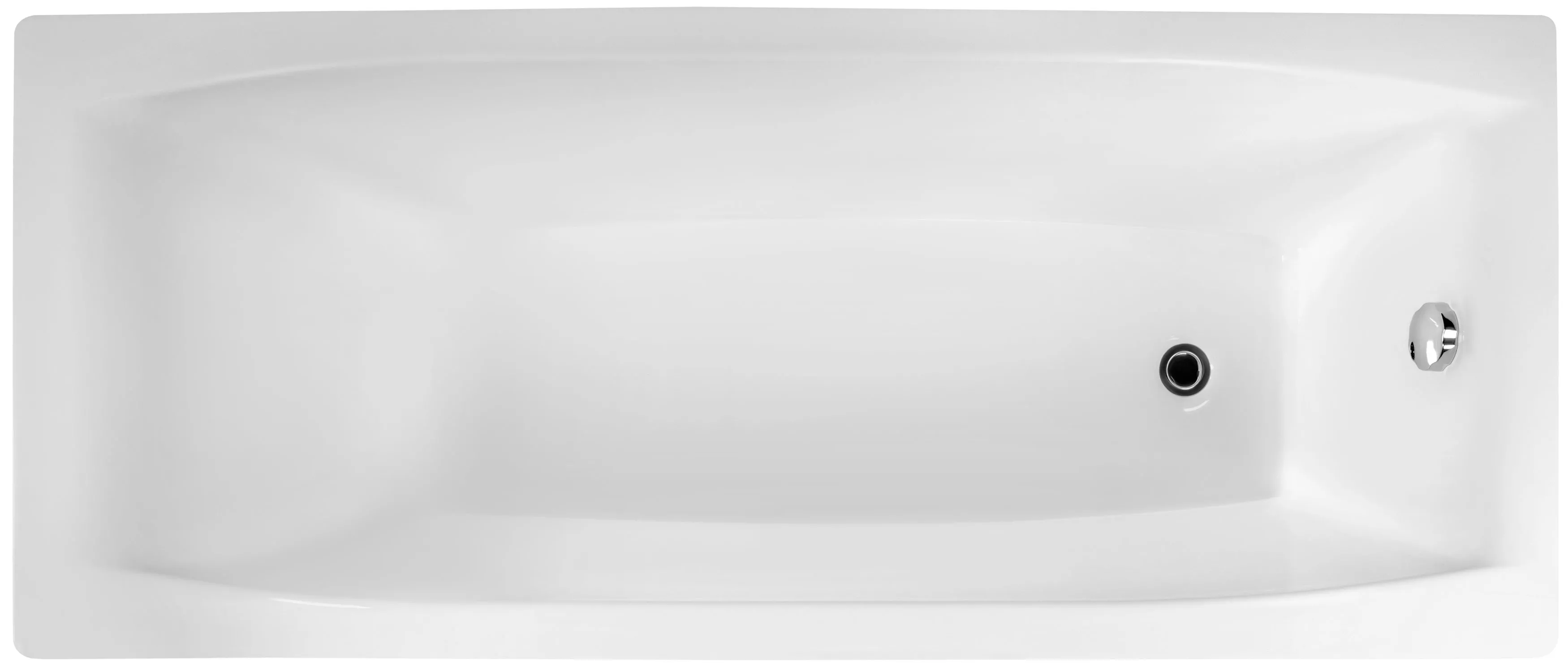 Чугунная ванна Wotte Forma 170x70, цвет белый Forma 1700x700 - фото 1
