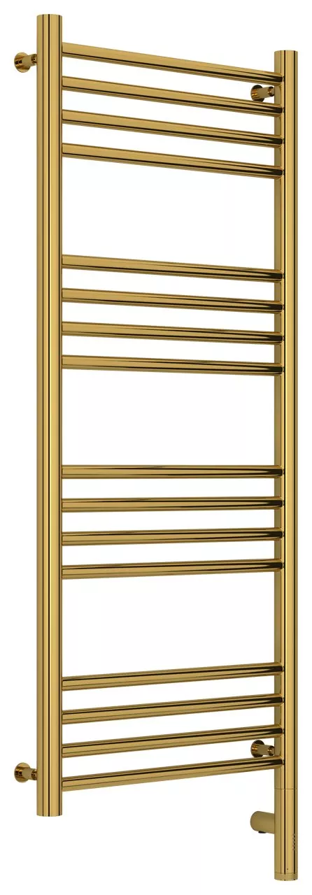 

Полотенцесушитель электрический РЭБ "БОГЕМА 3.0" прямая 1000х400 / МЭМ правый (Золото)