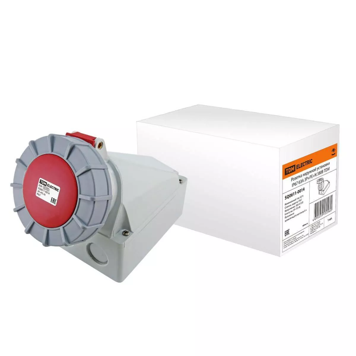 

Розетка 3Р+РЕ+N TDM Electric SQ0611-0014