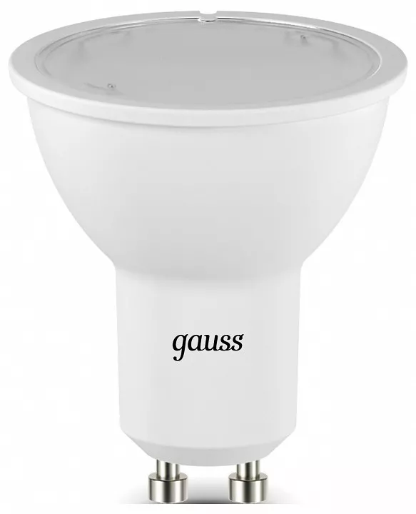 

Лампа светодиодная диммируемая Gauss GU10 5W 4100K матовая 101506205-D