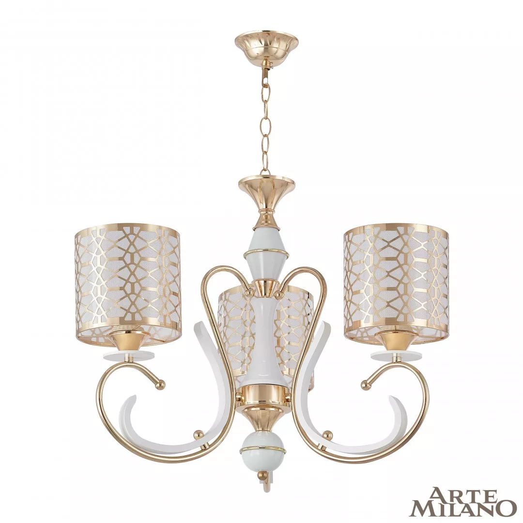 

Подвесная люстра Arte Milano Florentia-1237 301237/3 Wh/Gd