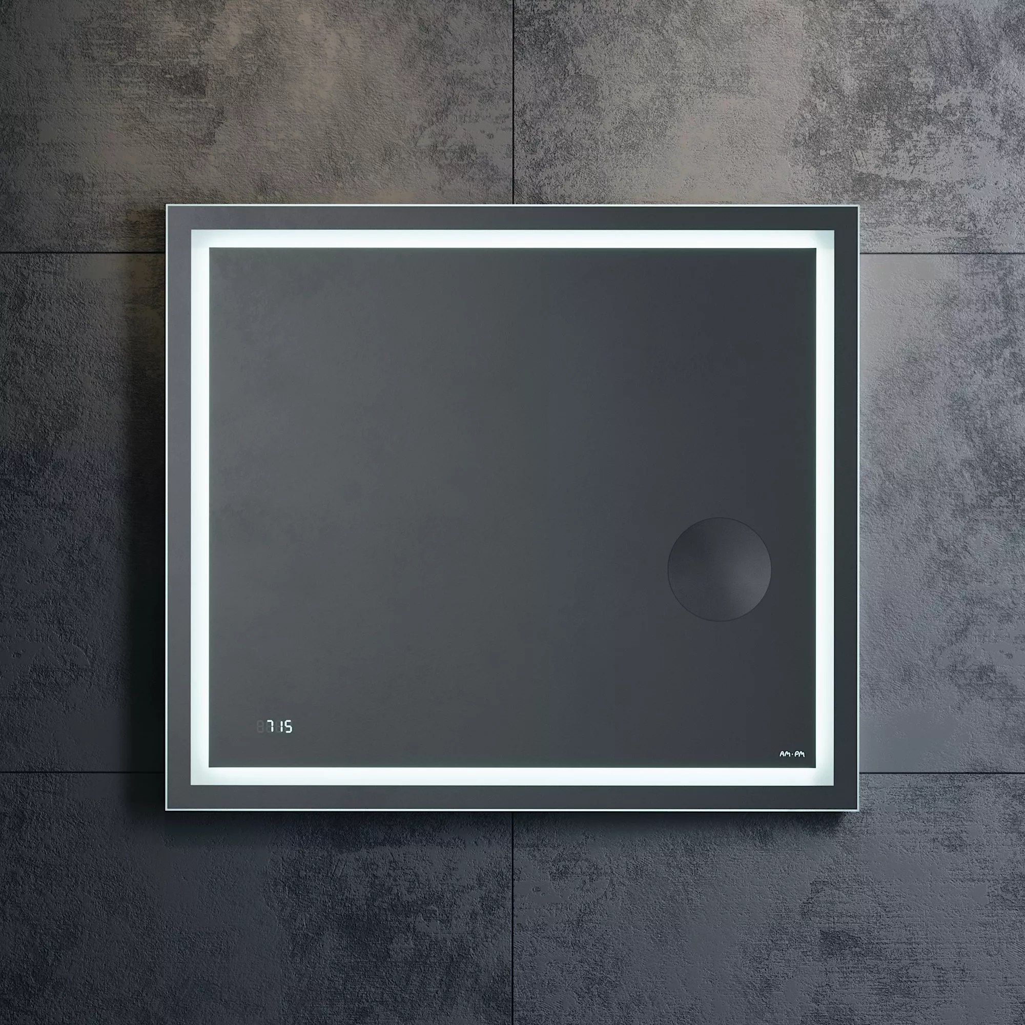 

Зеркало AM.PM Gem 80 с LED-подсветкой, часами и косметическим зеркалом