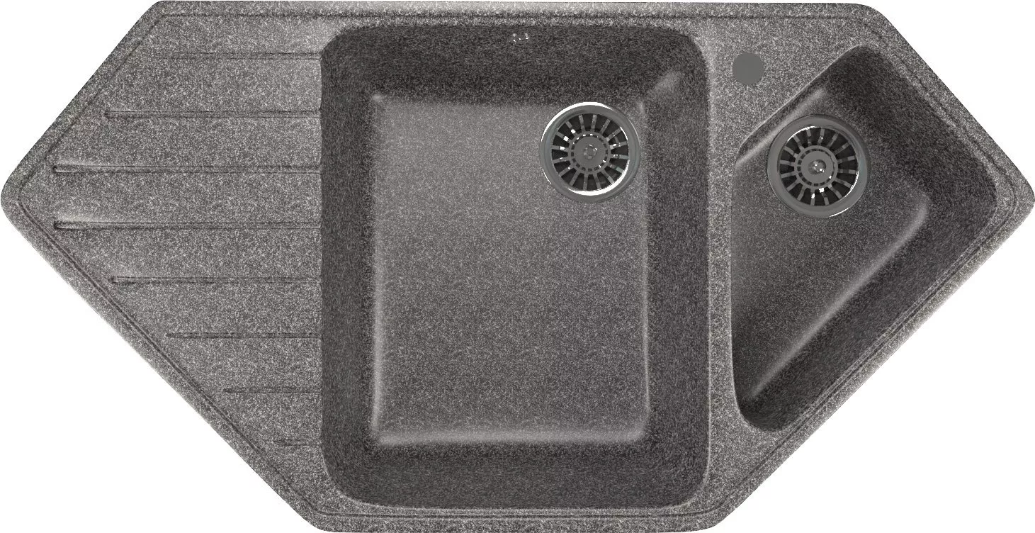 

Мойка из искусственного мрамора MIXLINE ML-GM25 50x97 (525203, Серый;темно-серая