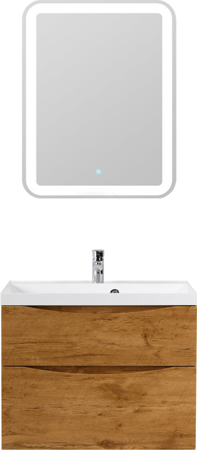 

Мебель для ванной комнаты BelBagno Marino H60 rovere nature, 80 см