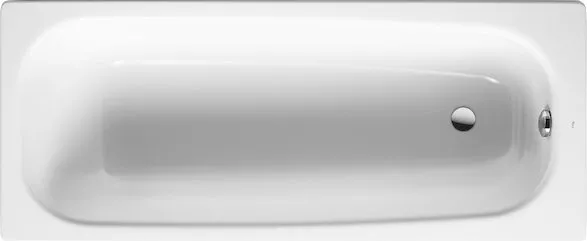 Чугунная ванна Roca Continental 100х70 см, цвет белый 211507001 - фото 1