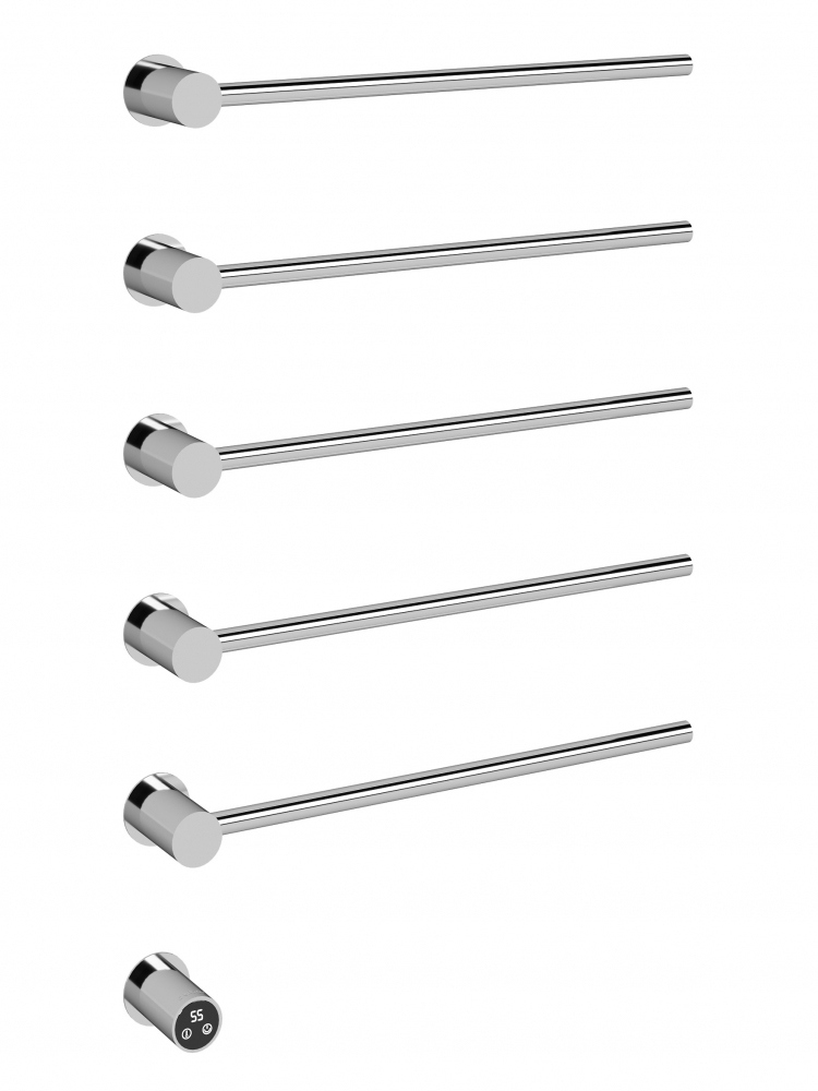 Полотенцесушитель электрический Abber Charme 4005 80x50 см скрытое подключение хром E-образный 64900₽