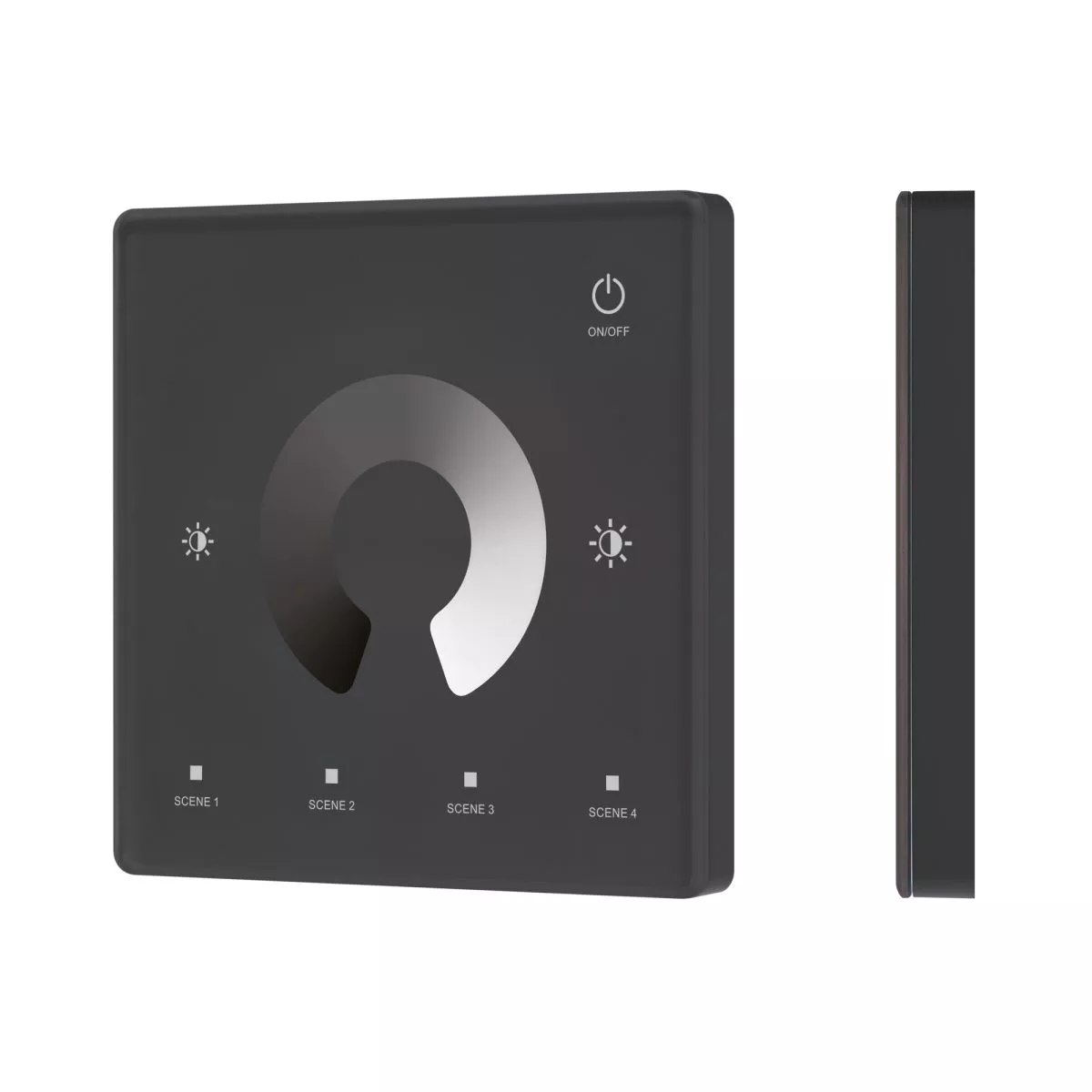 Сенсорная панель Arlight SMART-RF-801-11-1G-4SC-DIM черный (3V, 2.4G) накладная (IARL, IP20 Пластик) 063525