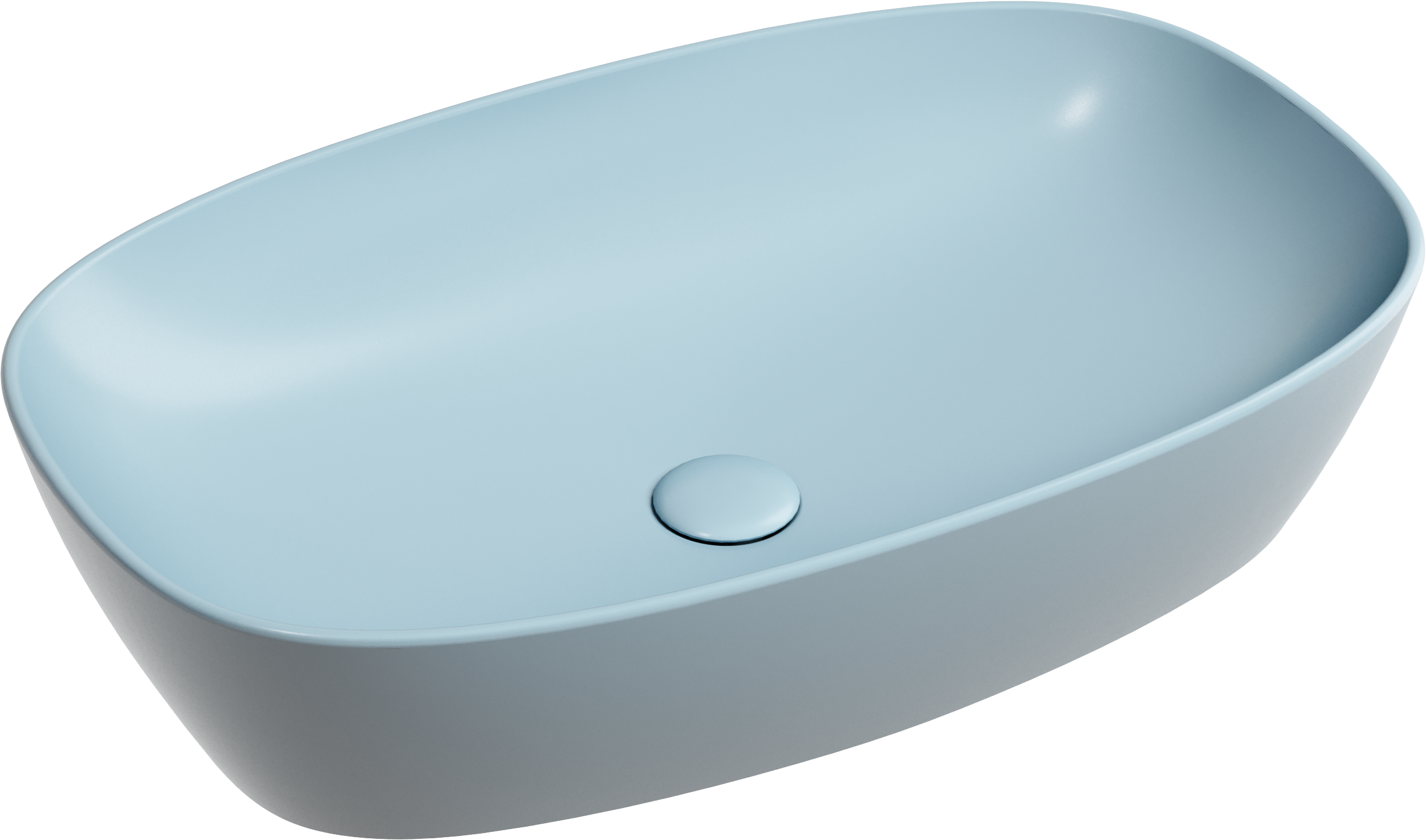 

Накладная раковина Ceramicanova Element CN6049ML голубая матовая