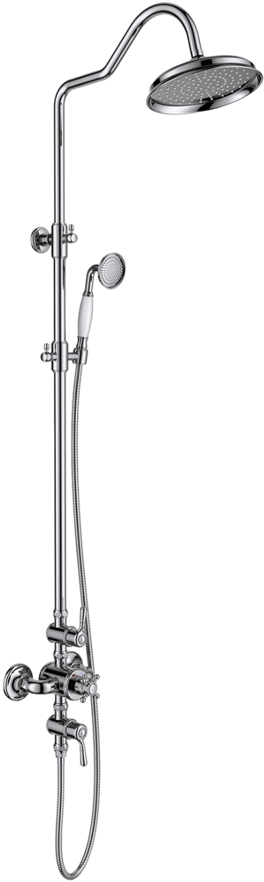 

Душевая стойка AQUATEK Классик AQ2563CR с термостатом, хром