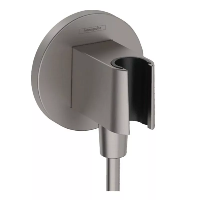 

Шланговое подключение Hansgrohe FixFit S шлифованный черный хром