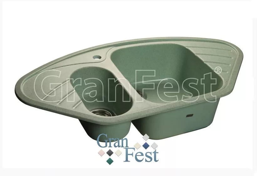 

Мойка из мрамора GRANFEST Corner (C-960 E сал)