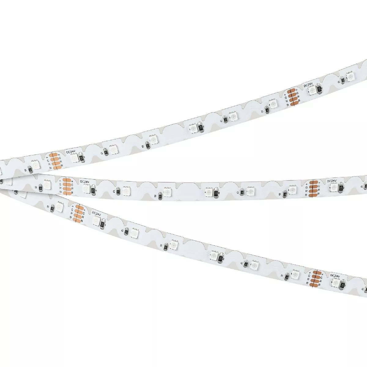 

Светодиодная лента Arlight RZ-A60-8mm 24V RGB (8 W/m, IP20, 2835, 5m) 042909
