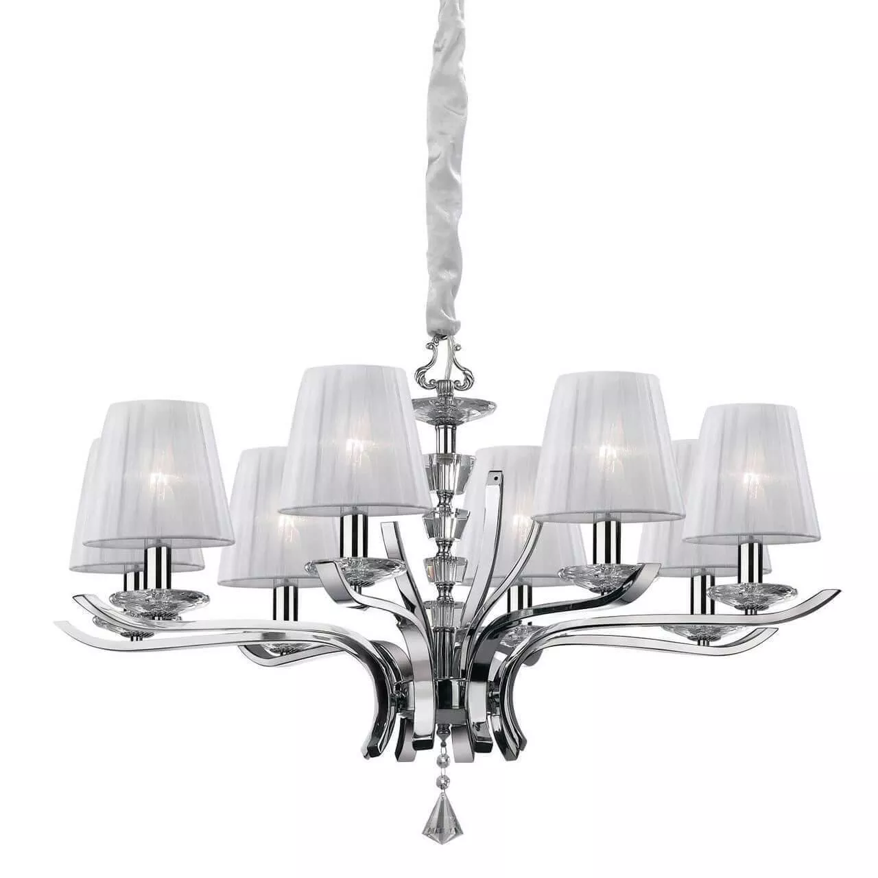 

Подвесная люстра Ideal Lux Pegaso SP8 Bianco 059242