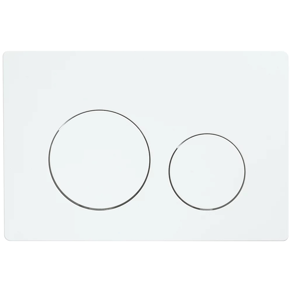 Кнопка смыва для унитаза Veconi Flush V2 пластик цвет белый глянец 1404₽