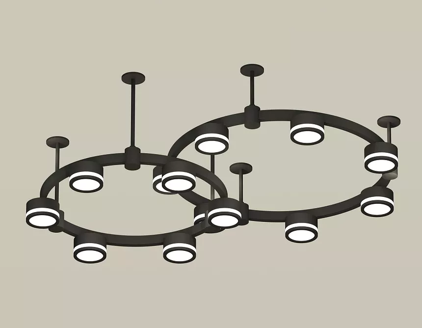 

Комплект подвесного светильника Ambrella Light Techno Ring XR92221003 (A9222, A9227, C9238, C9232, N8415)