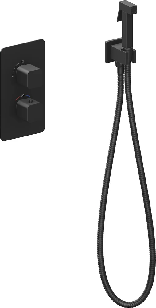 

Гигиенический душ со смесителем Timo Petruma 5089/03SM черный матовый