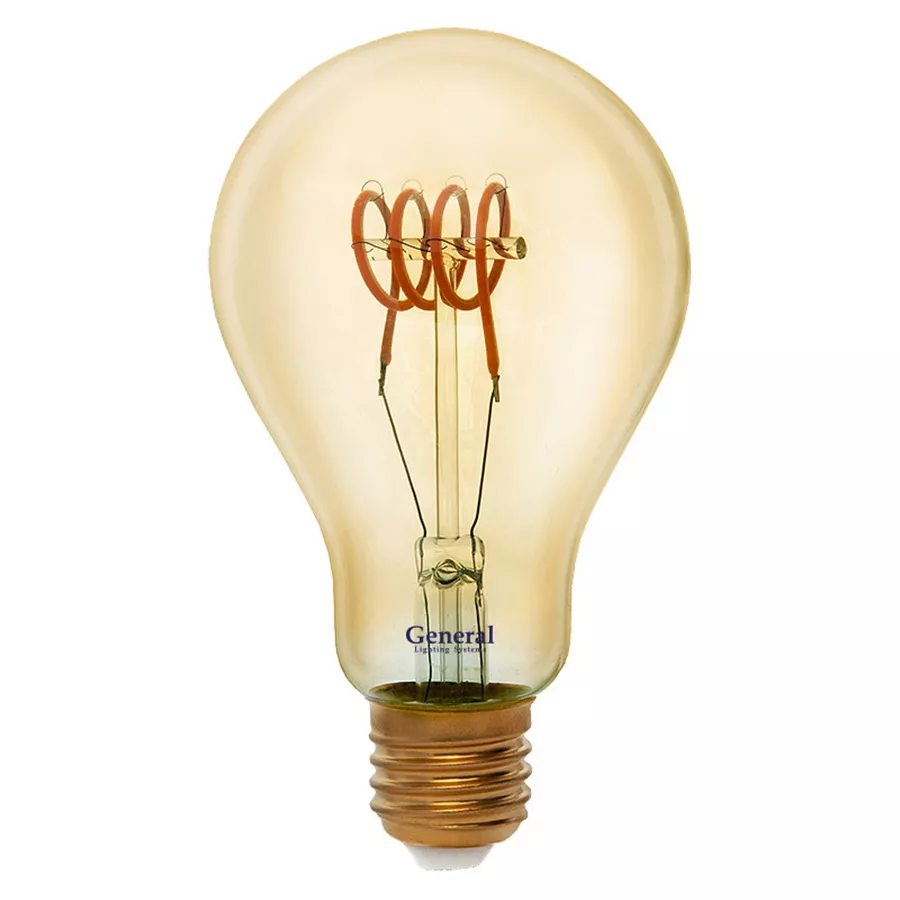 

Филаментная светодиодная лампа General GLDEN-A75SS-6-230-E27-1800 661014