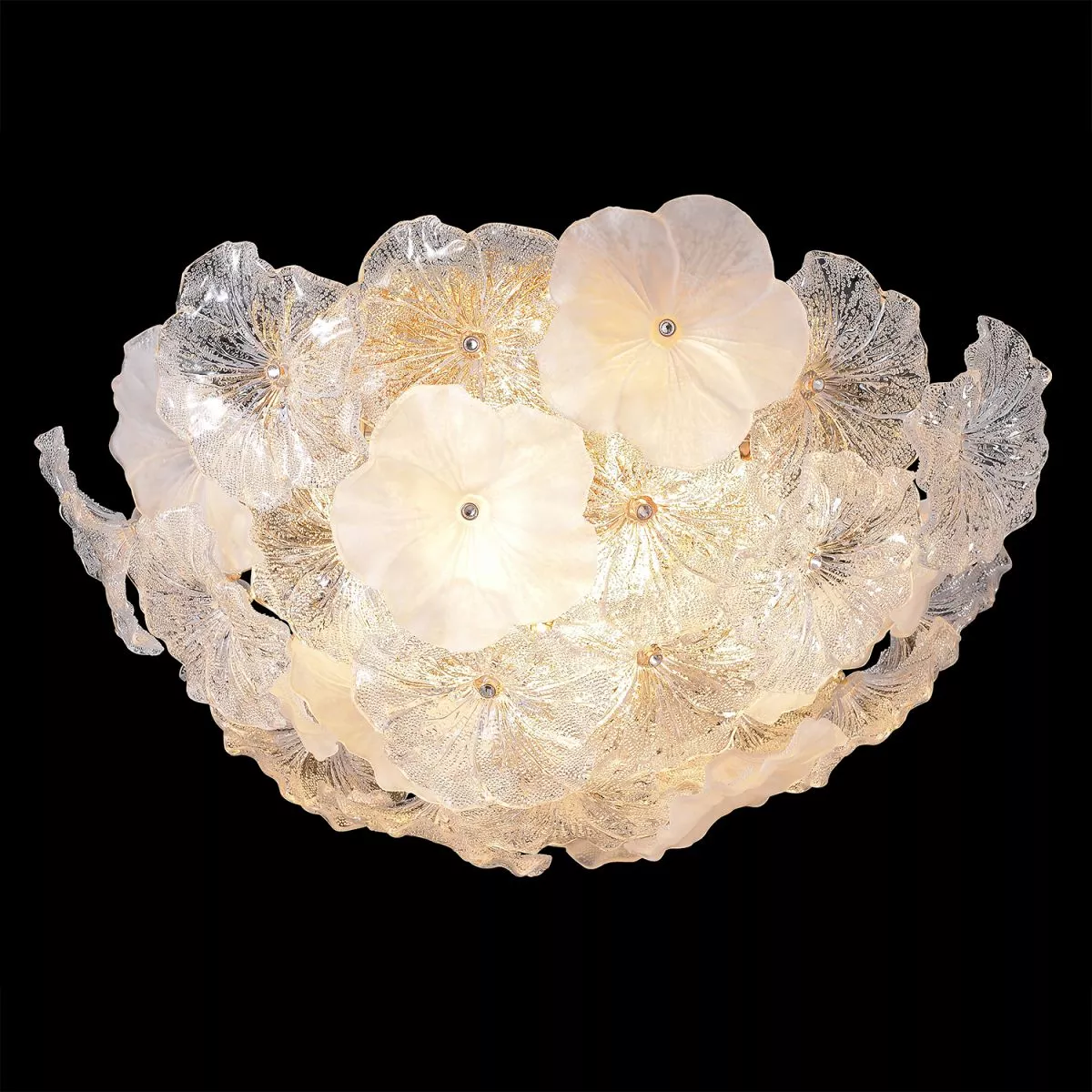 Потолочный светильник Crystal Lux MAGNOLIA PL12 GOLD