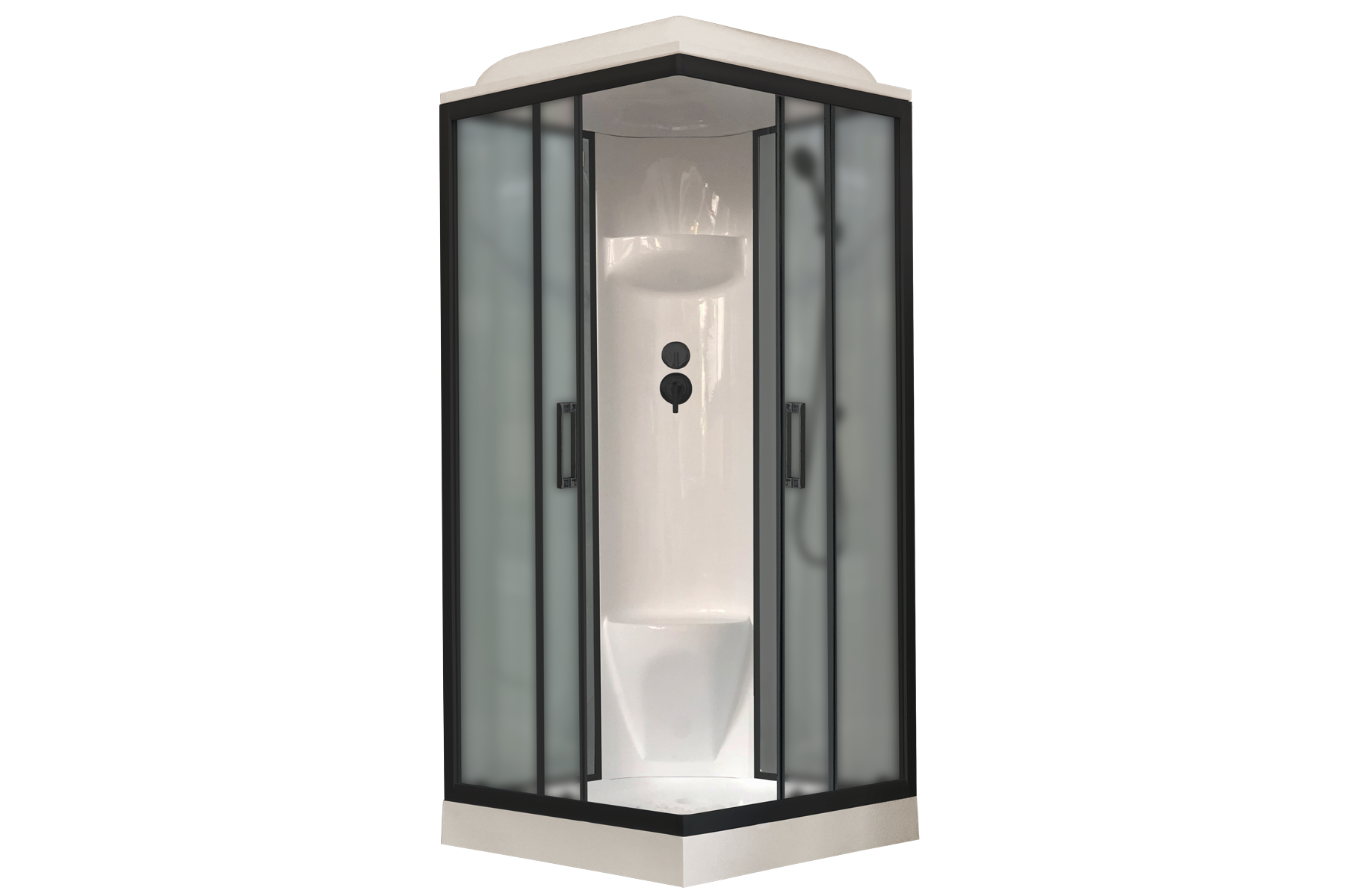 

Душевая кабина RB 90HP6-GC-BL 900x900x2170 (серое/матовое)